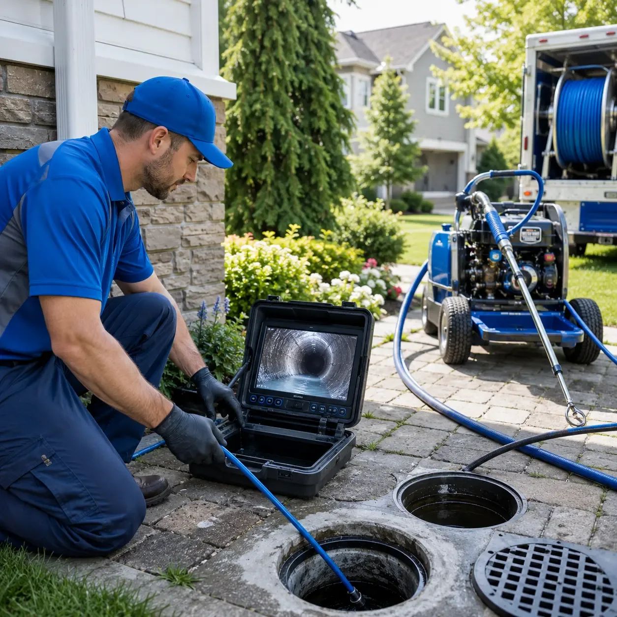 Outdoor drain cleaning professionals serving Mars, PA